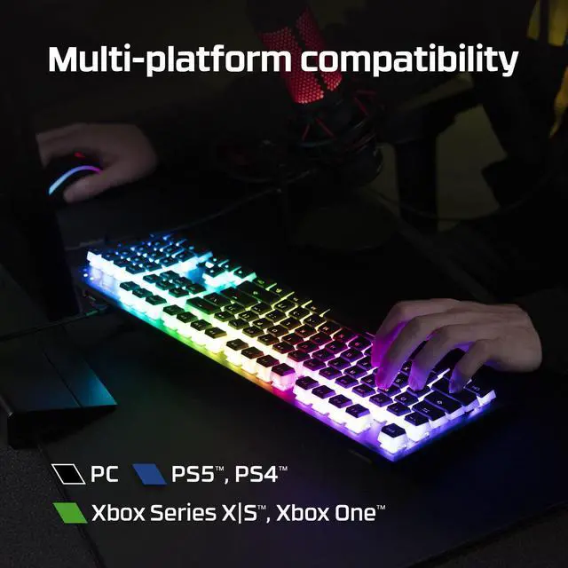 Alt view image 5 of 6 - Alloy Origins 60 - Mechanical Gaming Keyboard, Ultra Compact 60% Form Factor, Double Shot PBT Keycaps, RGB LED Backlit, NGENUITY Software Compatible - Linear  Red Switch,Black