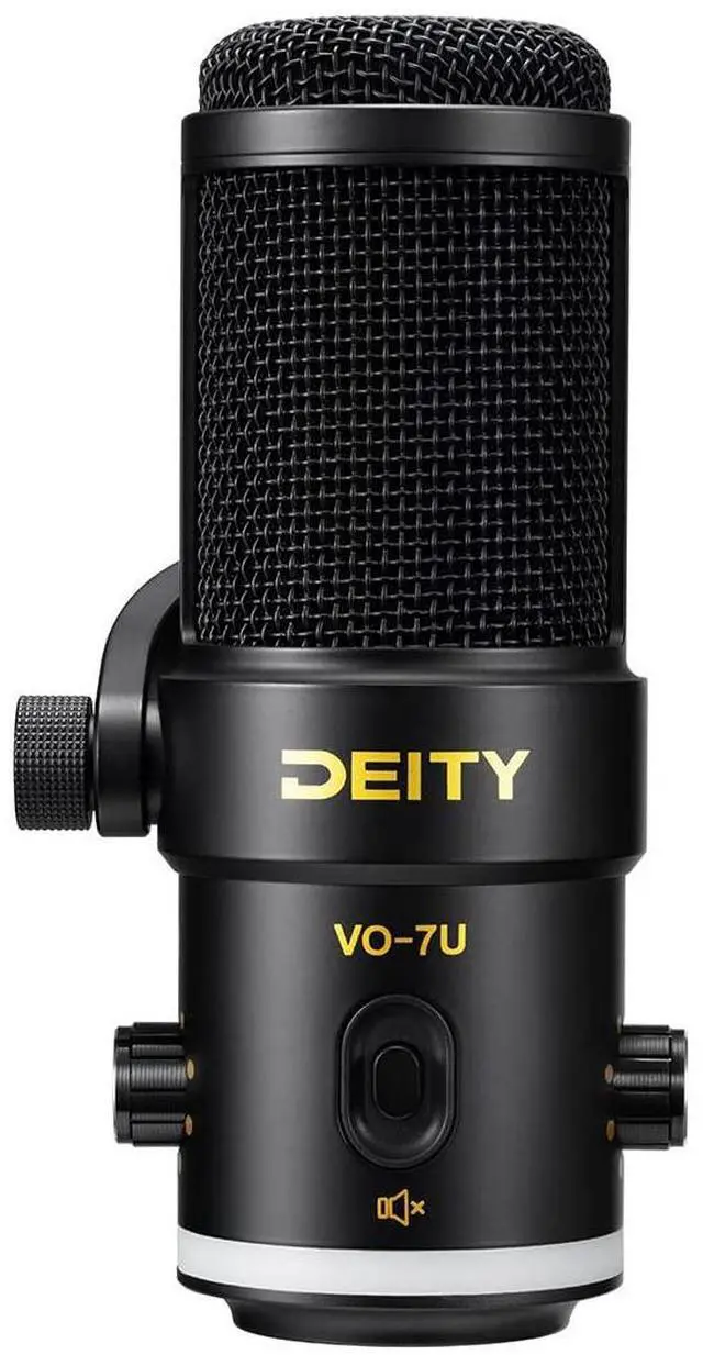 Alt view image 4 of 6 - VO-7U Boom Arm Kit USB Dynamic Podcast Microphone with RGB Lights for Game Podcast Stream YouTube (Black)