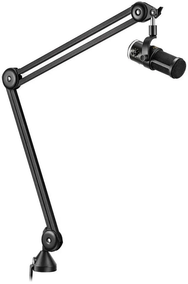 Alt view image 5 of 6 - VO-7U Boom Arm Kit USB Dynamic Podcast Microphone with RGB Lights for Game Podcast Stream YouTube (Black)