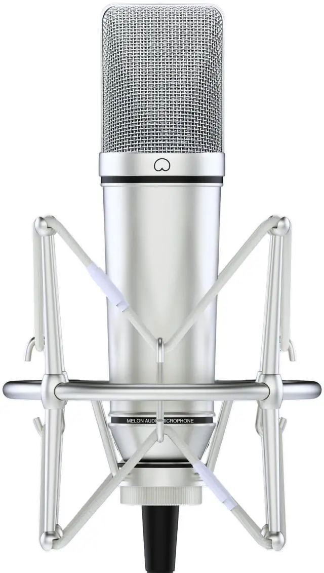 Main image of MA-87 Studio Condenser Microphone, 26mm Gold Large Diaphragm Capsule, Including Foam Filter, Metal Shock Mount, XLR Cable and Mic Bag - for Singing, Vocal Recording and Podcasting