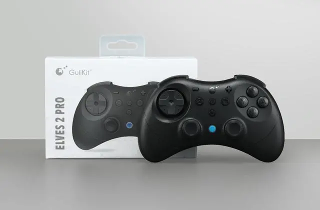 Alt view image 7 of 7 - Elves 2 Pro Wireless Gaming Controller for Switch/Switch 2,Windows,Hall Effect Joysticks,1000Hz Polling Rate,Magnetic Vibrator for HD,Super Haptic,Rotary Rumble,Protective Case,Switch2 Wake Up