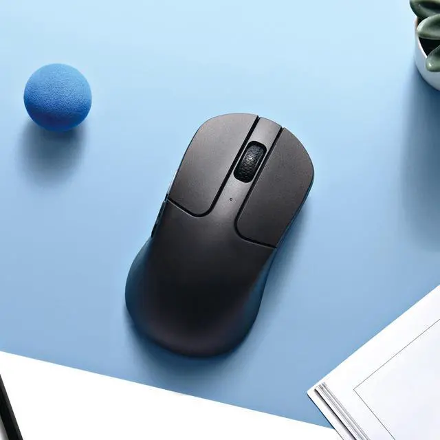Alt view image 6 of 7 - M3 Mini Wireless Optical Mouse, Bluetooth 5.1/2.4 GHz/Wired Gaming Mouse, Programmable PixArt 3395 Sensor with up to 26,000 DPI/ 650 IPS, Lightweight Ergonomic for Windows Mac Linux - Black