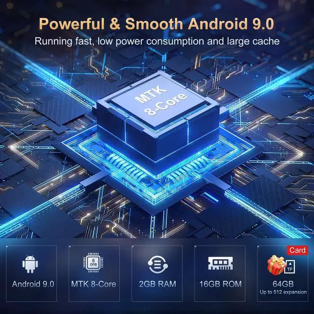 Alt view image 6 of 7 - 80GB MP3 Player with Bluetooth and WiFi, Mp3 & Mp4 Music Player with Spotify, Amazon Music, Deezer, Audible, Browser, 4.0" IPS Touch Screen Android Player with Speaker, FM Radio, Up to 512GBBlack