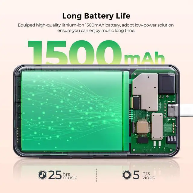 Alt view image 7 of 7 - 160GB MP3 Player with Bluetooth and WiFi, Music Player with Spotify,Pandora,Amazon Music,4" Touch Screen Android MP4 MP3 Player for Kids with Libby,Audible,Spotify Kids(Black)