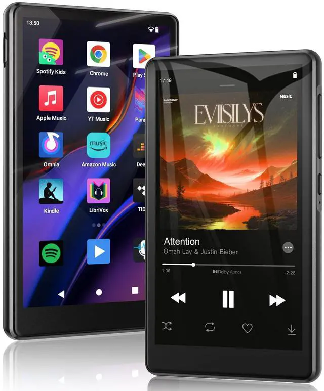 Main image of 83GB Android MP3 Player with Bluetooth and WiFi, 4.5" IPS Touchscreen Music Player with Spotify, Pandora, Amazon Music, Parental Control MP4 MP3 Player for Kids with Libby, Audible, Up to 1TB
