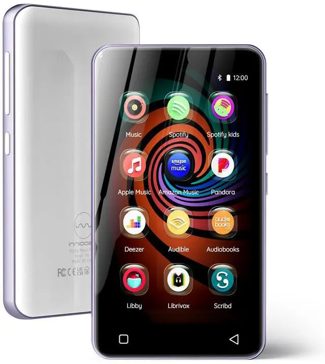 Main image of 160GB MP3 Player with Bluetooth and WiFi,  Music Player with Spotify,Pandora,Amazon Music,4" Touch Screen Android MP4 MP3 Player for Kids with Libby,Audible,Spotify Kids (Purple)