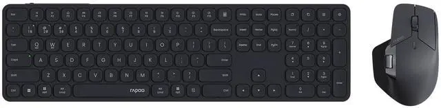 Main image of 9560M Wireless Keyboard and Mouse Combo, Blade-Series E9550L 110-Key Ultra-Thin Keyboard and MT760SE Wireless Mouse, Support 4 Devices, Quiet, USB-C, Rechargeable, for Windows/Mac/Linux/Chrome