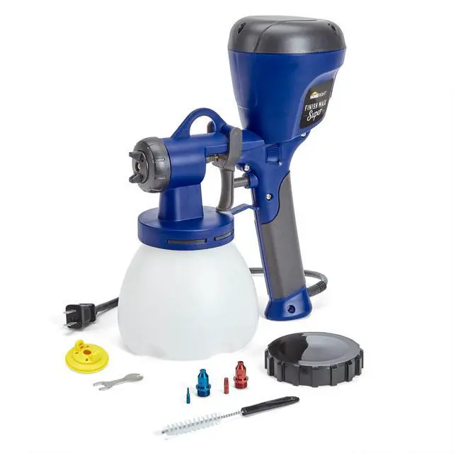 Main image of C800971.A Super Finish Max, Includes 3 Brass Spray Tips, 3 Spray Patterns, Easy to Clean HVLP Paint Sprayer, Great for Furniture, Cabinets, Trim & More, for Stains, Sealers & Latex Paints