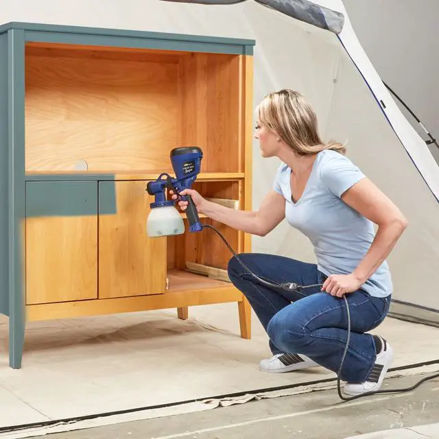 Alt view image 7 of 7 - C800971.A Super Finish Max, Includes 3 Brass Spray Tips, 3 Spray Patterns, Easy to Clean HVLP Paint Sprayer, Great for Furniture, Cabinets, Trim & More, for Stains, Sealers & Latex Paints