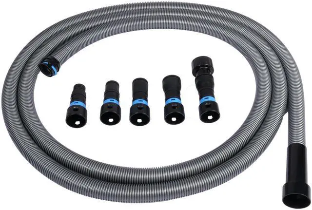 Main image of 94709 Quick Click 16 Ft. Hose for Home and Shop Vacuums with Expanded Multi-Brand Power Tool Adapter Set for Dust Collection