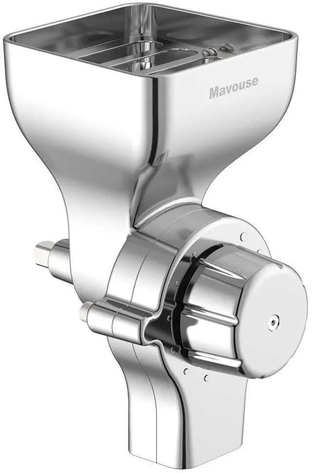 Alt view image 2 of 5 - All Metal Grain Mill Attachment For Kitchenaid Stand Mixer, 12 Levels Flour Mill Grinder for Home, Fit for Grinding Wheat, Corn, Oats, Buckwheat,Millet and Other Cereals