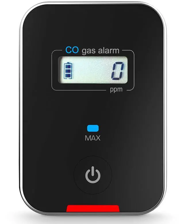 Main image of Car, Vehicle, Aircraft Carbon Monoxide CO Detector | Fast Low-Level 9ppm Alarm | Vehicles, Police, Pilots, Travel, Bus, Trucks | Metal Body, Small 2oz |