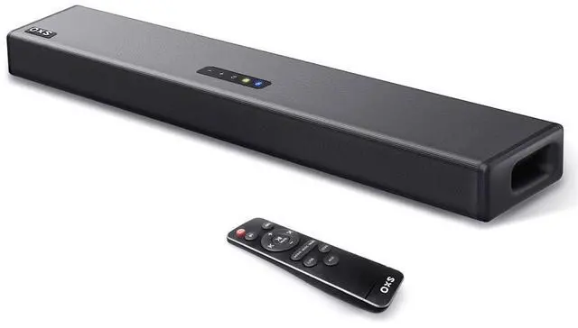 Main image of S3 Sound Bars for TV, Home Theater Audio with Dynamic Bass, 3D Surround Sound System TV Sound Bar, TV Speakers, Bluetooth 5.0/Aux/Optical/Coaxial, 80-Watt, 3Eqs, Wall Mountable, Black