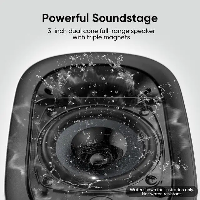 Alt view image 2 of 7 - Powered Bluetooth Bookshelf Speakers for Record Player, 40W Stereo Sound Speakers with 3-Inch Woofer, Dual-Curved Horn Bass Reflex Port and Optical/AUX/TV-ARC for Turntable/PC/TV, Pair