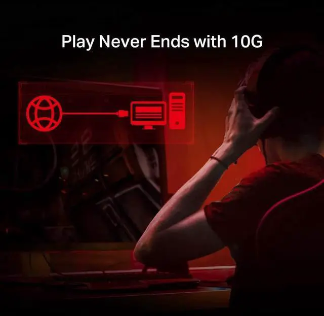 Alt view image 3 of 7 - 10GB PCIe Network Card (TX401)-PCIe to 10 Gigabit Ethernet Adapter,Supports Windows 11/10/8.1/8/7, Servers 2019/2016/2012 R2, and Linux, Including a CAT6A Cable