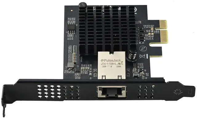 Alt view image 4 of 6 - Vszerda Single Port 10 Gigabit Ethernet PCI-e x1 Network Card