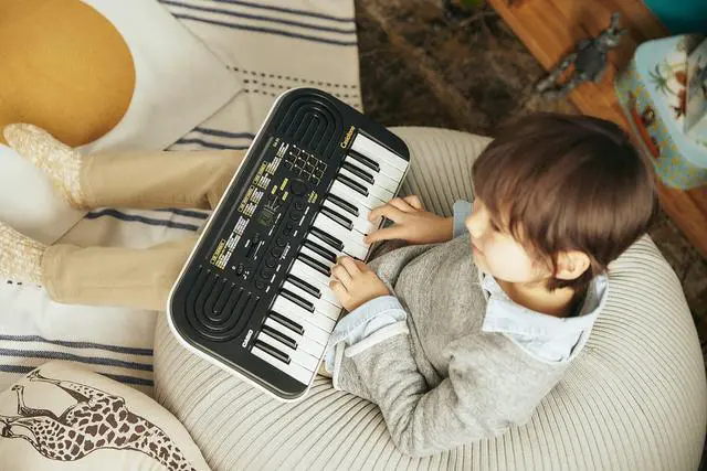Alt view image 5 of 5 - tone SA-51 32-Key Mini Keyboard for Kids | Portable Beginner Piano with Built-In Tones, Rhythms & Songs | Battery-Powered, Easy for Small Hands, Ages 5 & Under