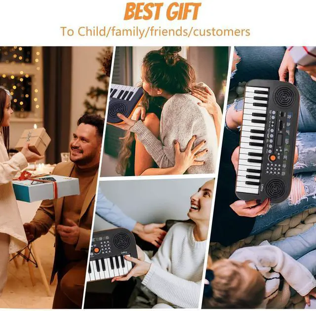 Alt view image 5 of 7 - Mini Piano 32 Key Small Portable Digital Electronic Keyboard with 30 Demo Songs Musical Gift, for Beginners Kids(No Power Cord Included) (MI3372-US)