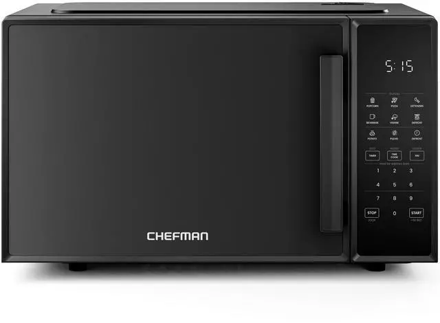 Main image of Countertop Microwave Oven 0.9 Cu. Ft., 900 Watts with 10 Power Levels, 6 Cooking Presets with One-Touch Express Cook, Eco Mode, Child Safety Lock, & Mute Button - Black