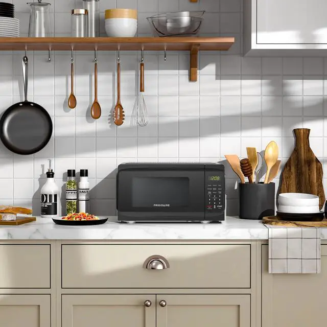 Alt view image 2 of 7 - EMW733BLACKAMZ 0.7 Cu. Ft. Microwave, Black