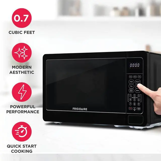 Alt view image 4 of 7 - EMW733BLACKAMZ 0.7 Cu. Ft. Microwave, Black