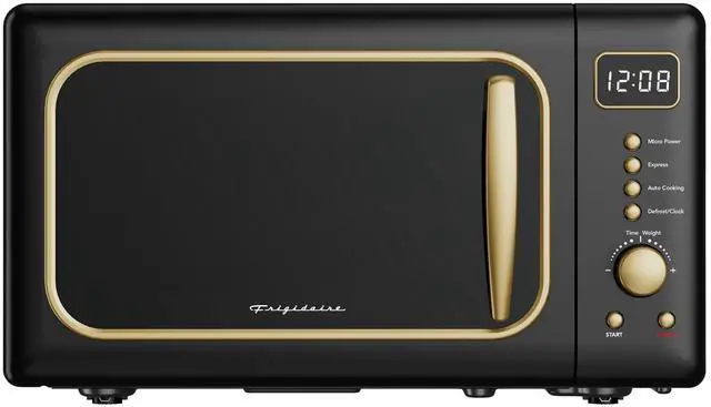 Main image of EMW788RETRO 0.7 cu. ft. Retro Microwave, Black-Gold