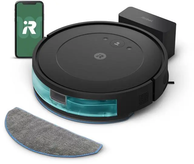Main image of Roomba Robot Vacuum and Mop Combo (Y0140) - Vacuums & mops, Easy to use, Power-Lifting Suction, Multi-Surface Floors, Smart Navigation, Cleans in Neat Rows, Self-Charging, Bagless, Space-Saving