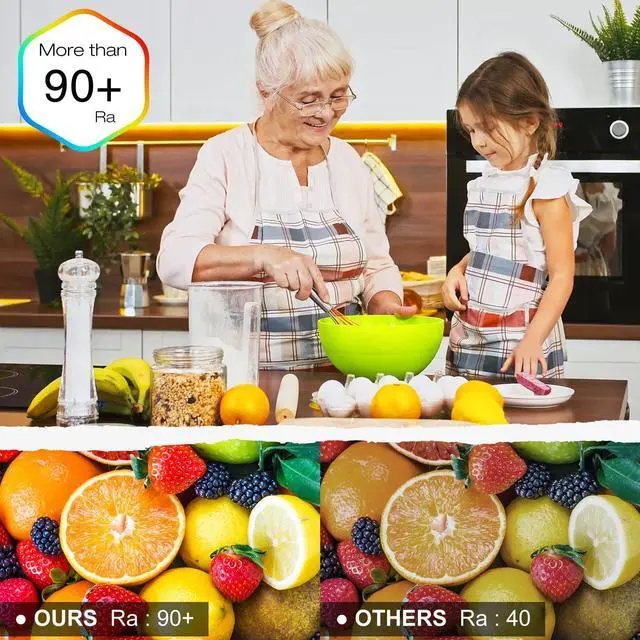 Alt view image 2 of 7 - COB LED Strip Lights Warm White, 3000K Tape Light Premium High Density, DC 24V, 400+Lumens/ft, 5120LEDs/Spool, Ra 90+, 32.8ft/10m, UL Listed 5 Year After-Service(Power Supply Sold Separately)