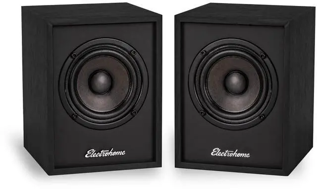 Main image of Huntley Powered Bookshelf Speakers with Built-in Amplifier and 3" Drivers for Turntable, TV, PC and Wireless Music Streaming Featuring Bluetooth 5, RCA and Aux (EB10B)