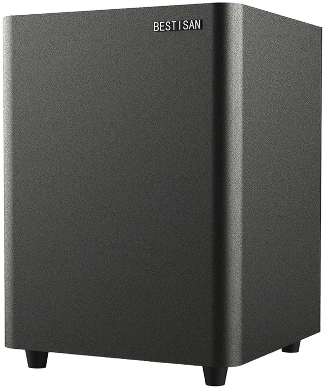 Main image of Powered Subwoofer, Deep Bass Sub, Down Firing Subs, Easy Setup with Home Theater System, Receiver, Speakers, Coaxial Cable Included, RCA, LFE, AUX Input, High-Level Speaker Input & Output