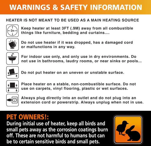 Alt view image 7 of 7 - Comfort Zone Space Heaters for Indoor Use, Portable Electric Heater, Adjustable Thermostat, Infrared Heat, Quartz Tower Space Heater with 2 Heat Settings, Bedroom Heater, Black