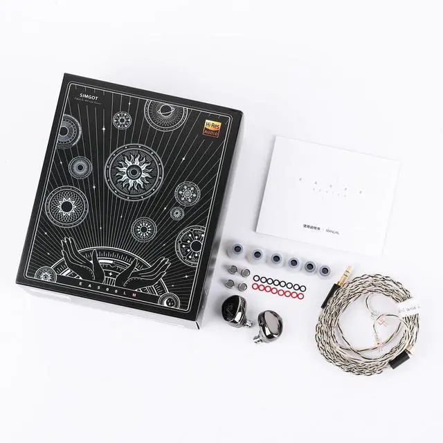 Alt view image 7 of 7 - SIMGOT EA500 LM 2nd Gen Dual-Magnet & Dual-Cavity Dynamic Driver in Ear Monitor, Wired Gaming Earbuds with Replaceable Tuning Nozzle, Detachable Cable for Audiophile/Gamer