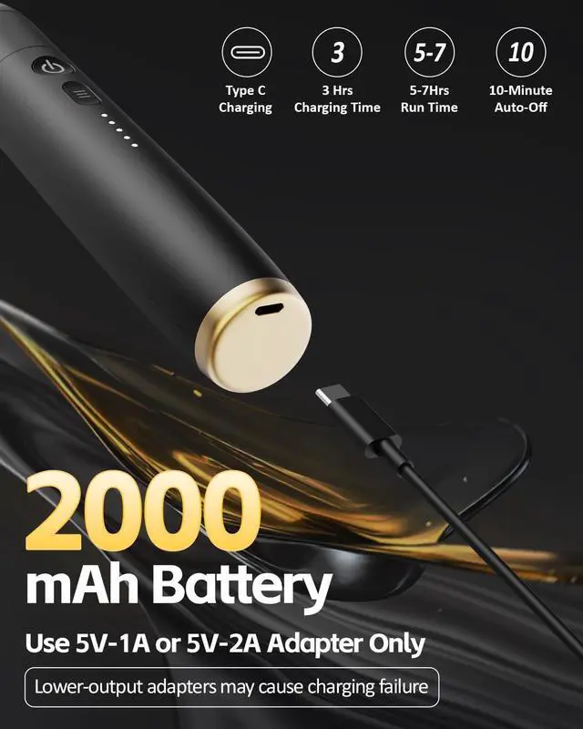 Alt view image 7 of 7 - 2-in-1 Detachable Percussion Massage Gun with Extension Handle, Back Massager for Pain Relief Deep Tissue Muscle Massager for Arm Shoulder Lower Back Thigh Waist, Gifts for Women , FSA-HSA Eligible