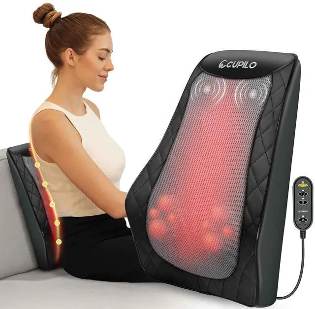Main image of Back and Neck Massager, FSA Eligible HSA Store Massager for Pain Relief Deep Tissue, Heated Massage with Vibration, Massage Pillow for Neck, Back, Shoulder, Leg, Gifts for Men Women