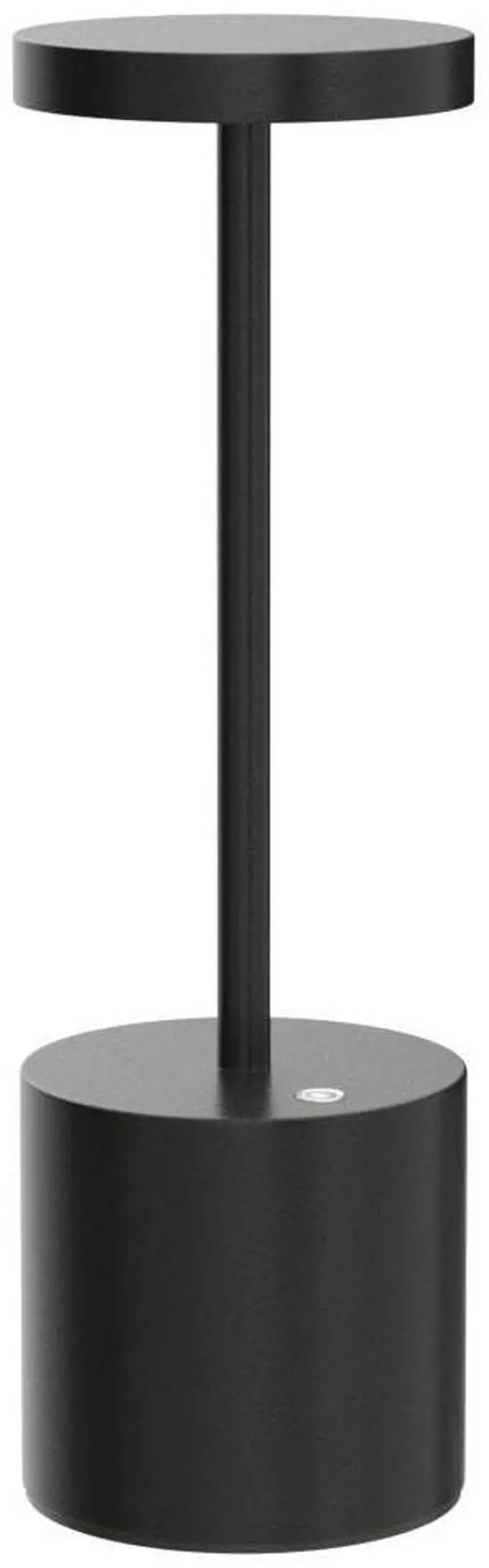 Alt view image 4 of 7 - LED Cordless Table Lamps Set of 2,Portable Rechargeable 5000mAh Outdoor Table Lamp,3 Color Stepless Dimming Battery Powered Lamp, Table Light for Dinner/Patio/Restaurant/Bedroom.(Black)