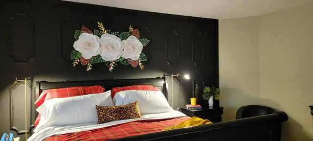 Alt view image 6 of 7 - Leaf Pharmacy LED Reading Lamp, Dimmable Floor Lamp with Easy Rotation over Chair or Desk for Living Rooms & Offices, Adjustable Standing Tall Lamp, For Sewing & Crafts, Antique Brass (Gold)