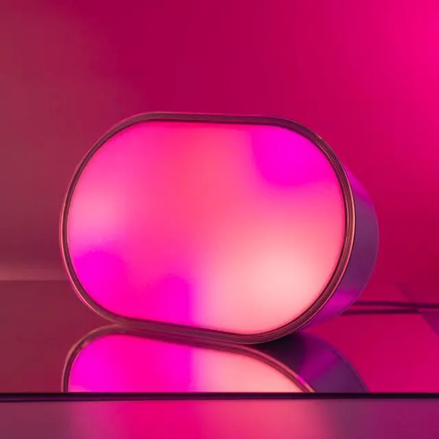 Alt view image 5 of 7 - Luna Smart Lamp, 1000 LM Wi-Fi & Matter 1.3 Compatible, Alexa & Apple HomeKit Compatible, Plug-In Bedside Table Lamp & Wall-Mount, Color Changing Wall Wash, Sunrise/Sunset Effect, No Hub Required