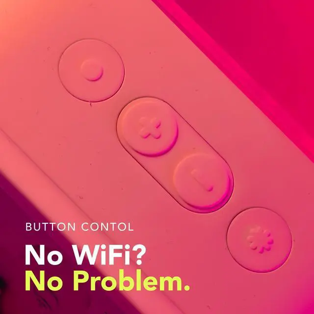 Alt view image 4 of 7 - Luna Smart Lamp, 1000 LM Wi-Fi & Matter 1.3 Compatible, Alexa & Apple HomeKit Compatible, Plug-In Bedside Table Lamp & Wall-Mount, Color Changing Wall Wash, Sunrise/Sunset Effect, No Hub Required