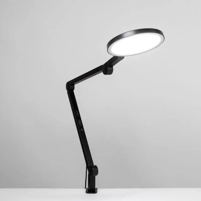 Alt view image 3 of 7 - Edge Light 2.0 Bi-Color LED Desk Lamp - Black