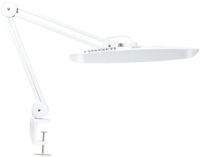 Main image of XL 2,200 Lumens LED Desk Lamp with Clamp, 24W Bright Architect Task Lamp, 20 Inches Dimmable Computer Light, Adjustable Desk Light for Home, Office, Crafts, Nails & Hobbies (Non-CCT, White)