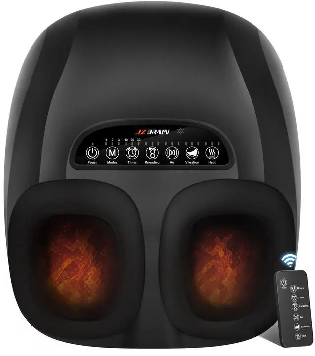Main image of Shiatsu Foot Massager Machine with Heat : Deep Kneading Foot Massager with Vibration & Compression for Plantar Fasciitis & Neuropathy - for Women & Men,Relax for Home Office Use