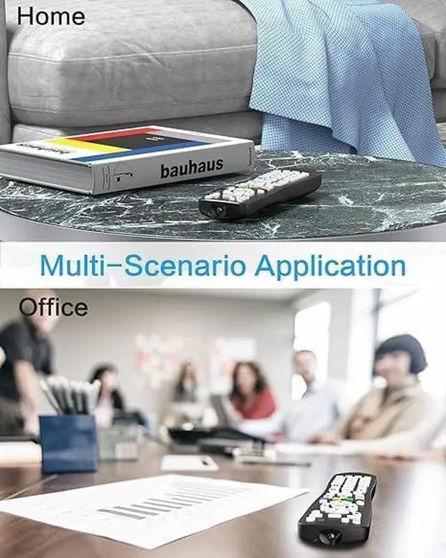 Alt view image 2 of 5 - HD 1080P TV Remote Camera 2 in 1 Use WiFi Camera with Video and Motion Detection for Indoor Home Security Wireless Nanny Cam