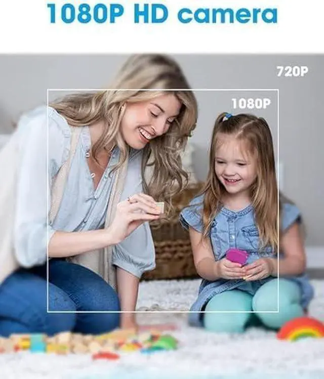 Alt view image 4 of 5 - HD 1080P TV Remote Camera 2 in 1 Use WiFi Camera with Video and Motion Detection for Indoor Home Security Wireless Nanny Cam