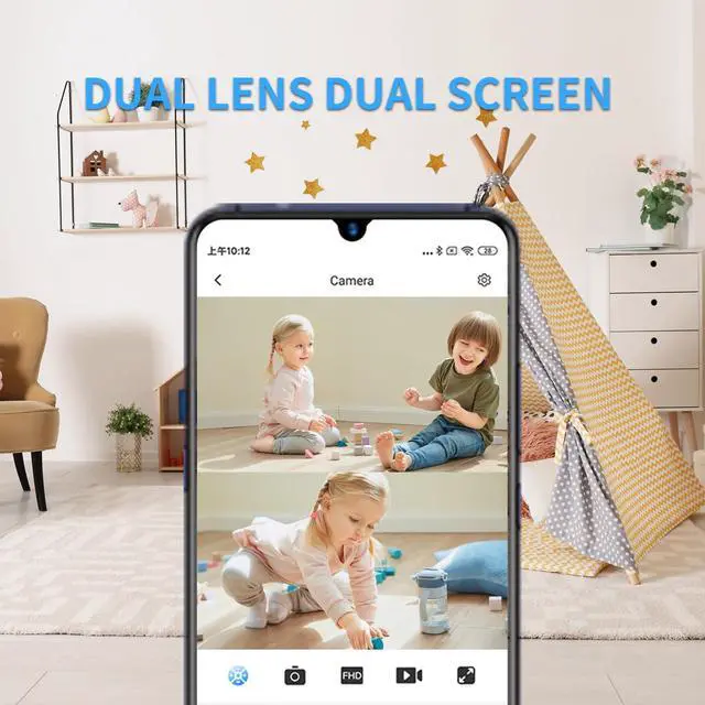 Alt view image 4 of 7 - Small Hidden Camera DIY Module - Full HD 1080P Dual Lens - Mini Spy Camera - Tiny Discreet Nanny Cam - Cloud Storage