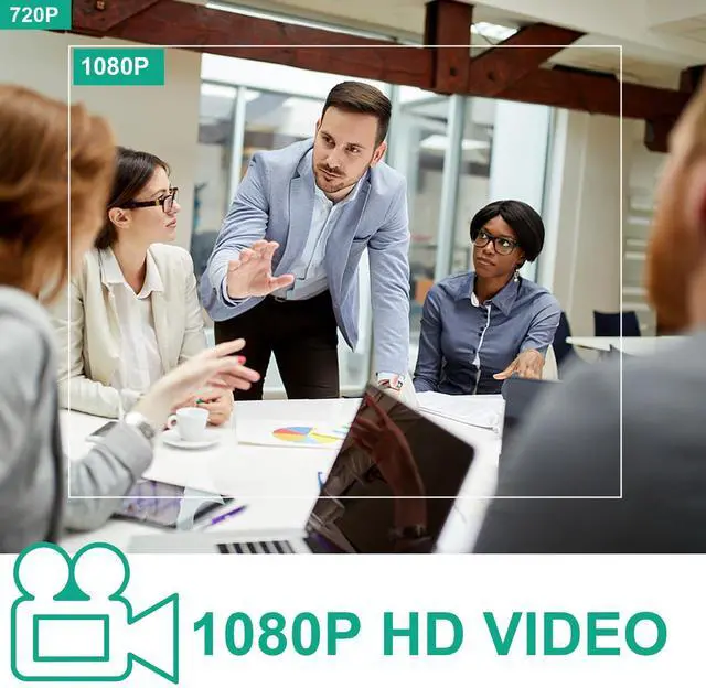 Alt view image 3 of 5 - 128G Hidden Camera, 1080P Camera Pen, Body Cameras, Mini Nanny Cam with 300 Minutes Video Loop Recording, Secret Camera-One Button Wireless Security Camera for Home