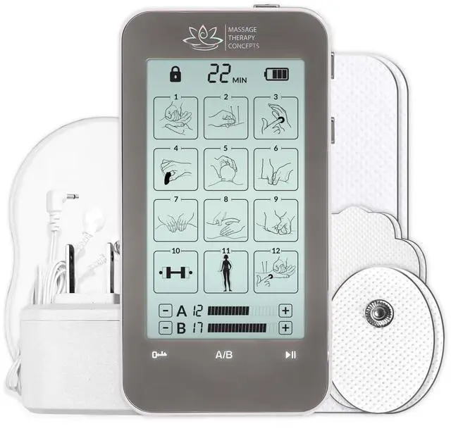 Main image of TENS Unit Muscle Stimulator - Non-Invasive EMS Therapy Machine for Neck, Shoulder & Back Pain Relief, Sciatica, Arthritis - Safe & Portable with 12 Modes & 20 Intensity Levels