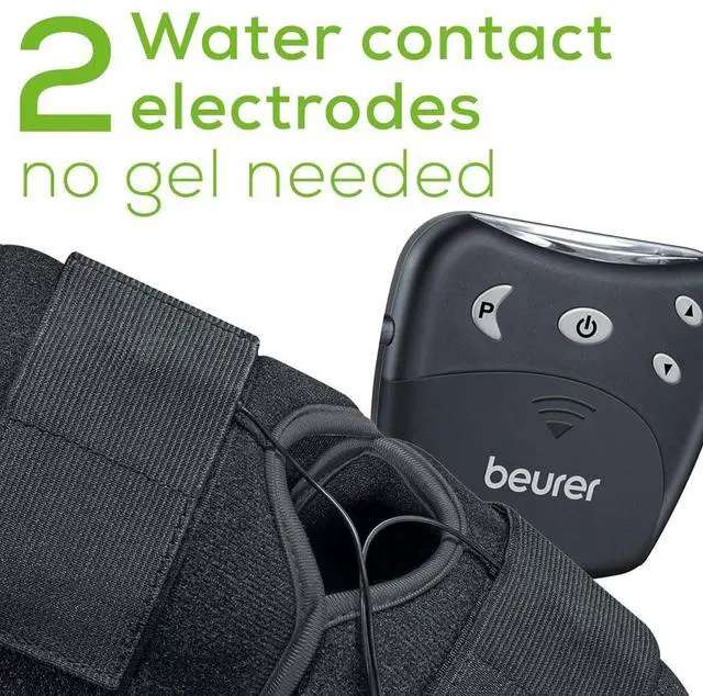 Alt view image 4 of 7 - EM29 2-in-1 Knee and Elbow TENS Machine for Pain Relief with 20 Intensity Levels, 4 Programs, and Reusable Water Contact Electrodes, Digital Muscle Stimulator Device