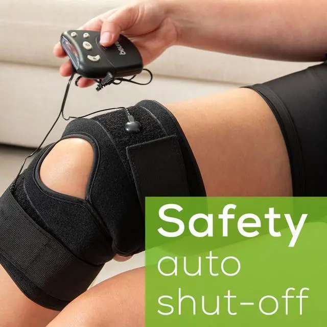 Alt view image 5 of 7 - EM29 2-in-1 Knee and Elbow TENS Machine for Pain Relief with 20 Intensity Levels, 4 Programs, and Reusable Water Contact Electrodes, Digital Muscle Stimulator Device