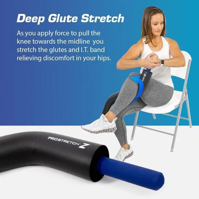 Alt view image 3 of 7 - Z, Innovative Stretching and Alignment Device to Enhance Flexibility and Range of Motion in Hip Flexors, Piriformis, Glutes, and Lower Back for Pain Relief
