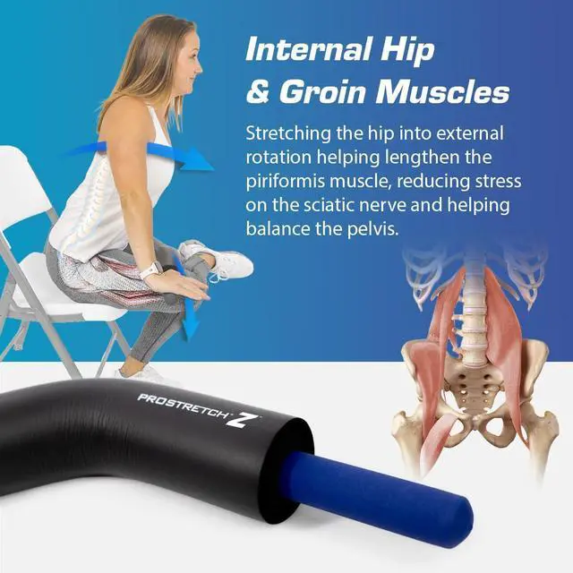 Alt view image 4 of 7 - Z, Innovative Stretching and Alignment Device to Enhance Flexibility and Range of Motion in Hip Flexors, Piriformis, Glutes, and Lower Back for Pain Relief